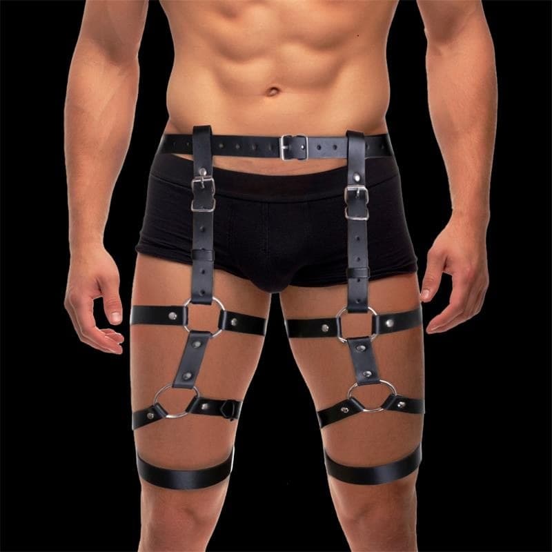 Imbracatura Bondage per gambe e vita Fabian, regolabile dalla linea BDSM IntoYou - 3