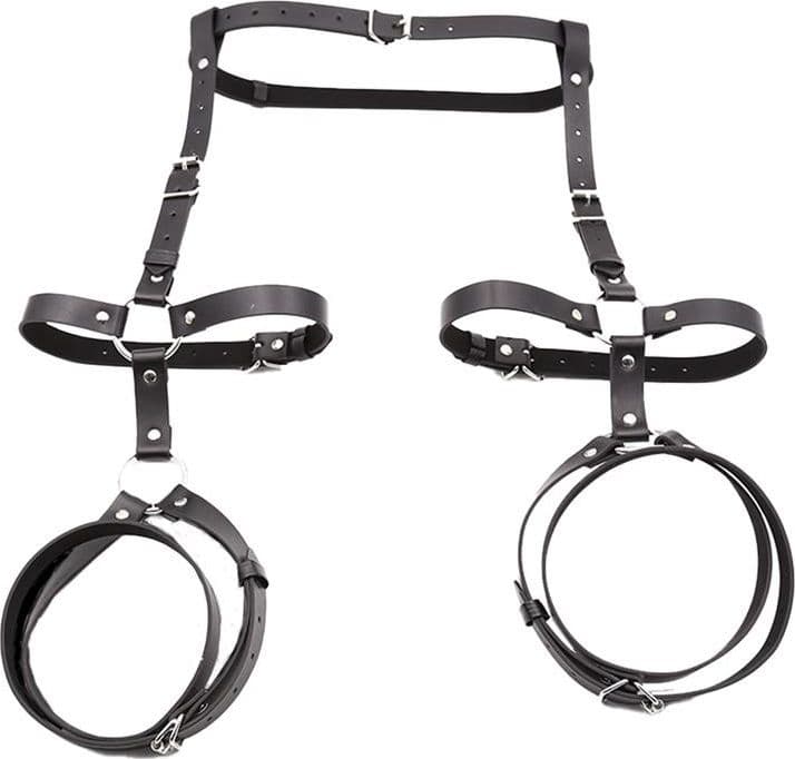 Imbracatura Bondage per gambe e vita Fabian, regolabile dalla linea BDSM IntoYou - 4