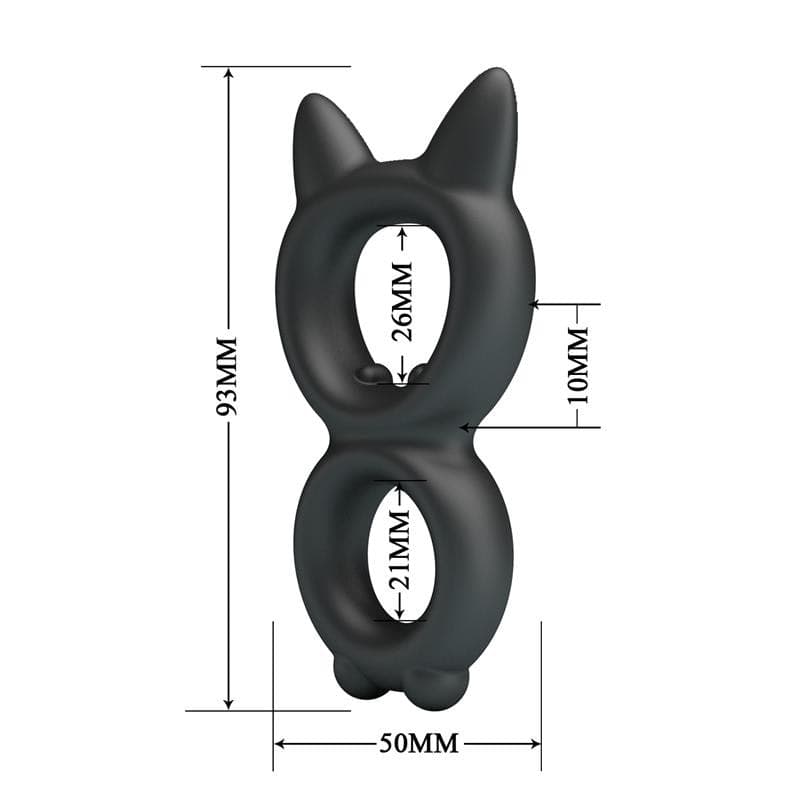 CRAZY BULL - TORAN DOPPIO ANELLO IN SILICONE - 6