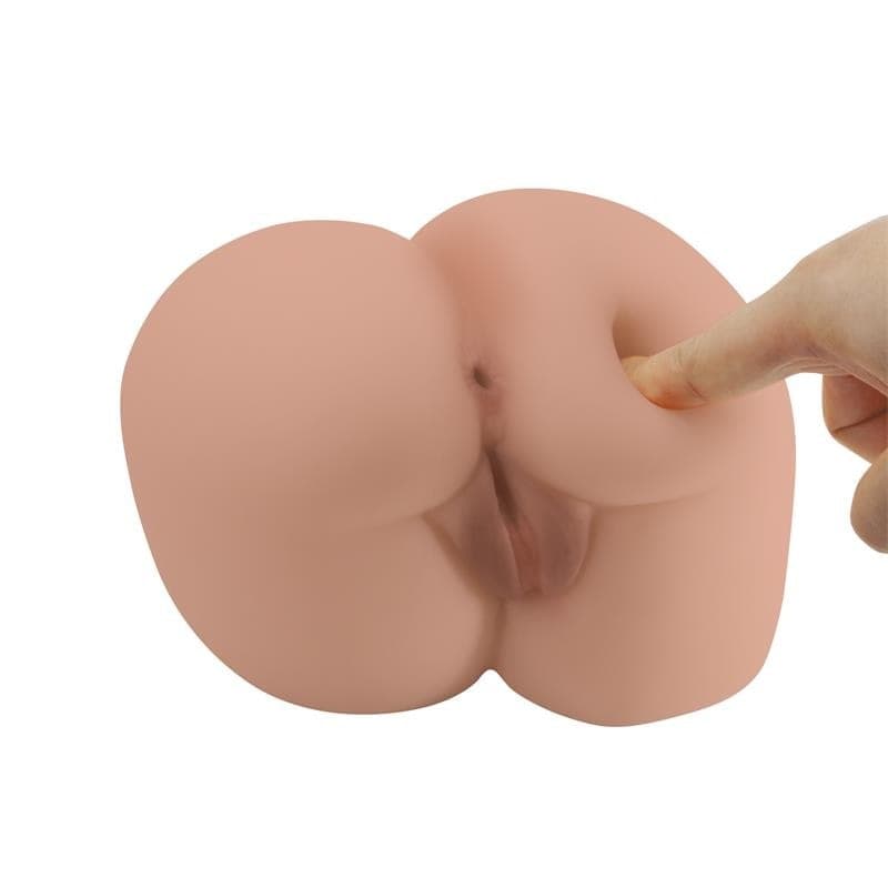 CRAZY BULL - BERNACE ASS VIBRATORE CON VAGINA REALISTICA E ANO CARNE TELECOMANDO - 11