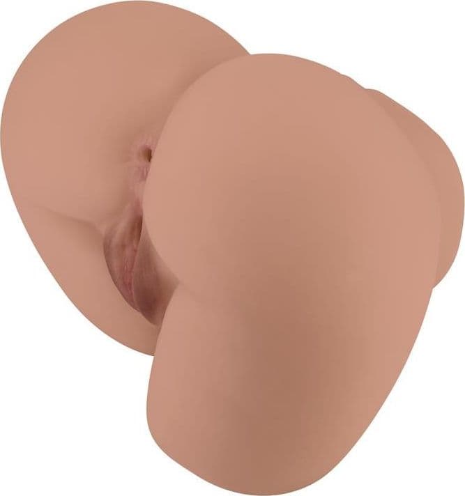 CRAZY BULL - BERNACE ASS VIBRATORE CON VAGINA REALISTICA E ANO CARNE TELECOMANDO - 5