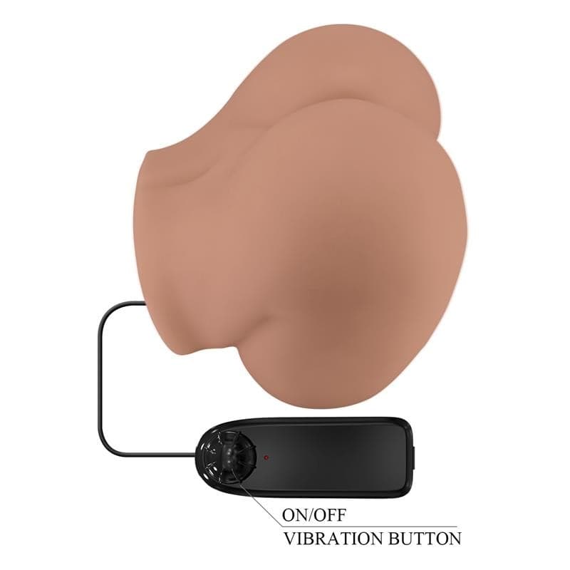 CRAZY BULL - BERNACE ASS VIBRATORE CON VAGINA REALISTICA E ANO CARNE TELECOMANDO - 7
