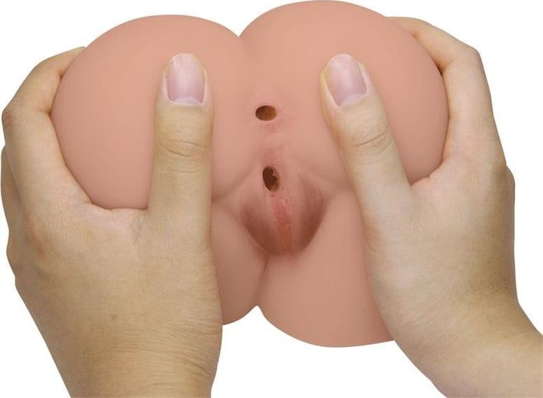 CRAZY BULL - BERNACE ASS VIBRATORE CON VAGINA REALISTICA E ANO CARNE TELECOMANDO - 10