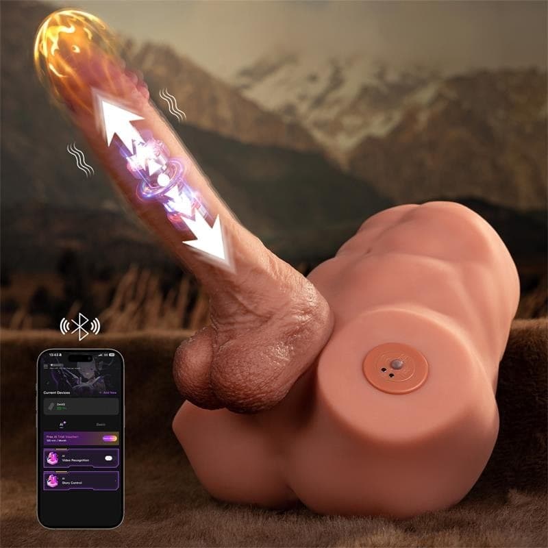 Jonah Semi Torso Con Dildo Vibrante by Xise - 2