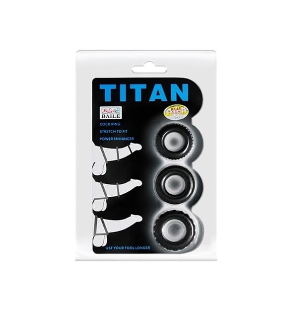 Set TITAN Cock Ring Anelli per il pene - 2