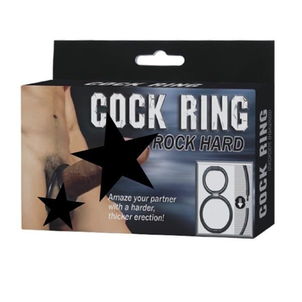 Cock Ring Rock Hard Doppio Anello per il pene - 2