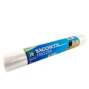 1 Rotolo da 100 Sacchi Freezer 29x42cm Trasparenti RMOVE - 2