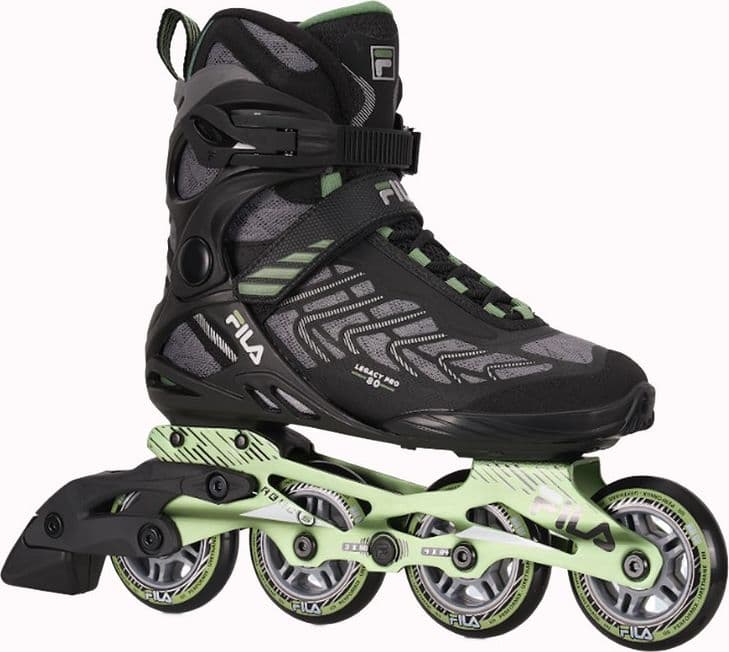 Pattini Inline FILA Legacy Pro 80 Lady Nero/Verde – 4x80 mm Evolutivi - 3