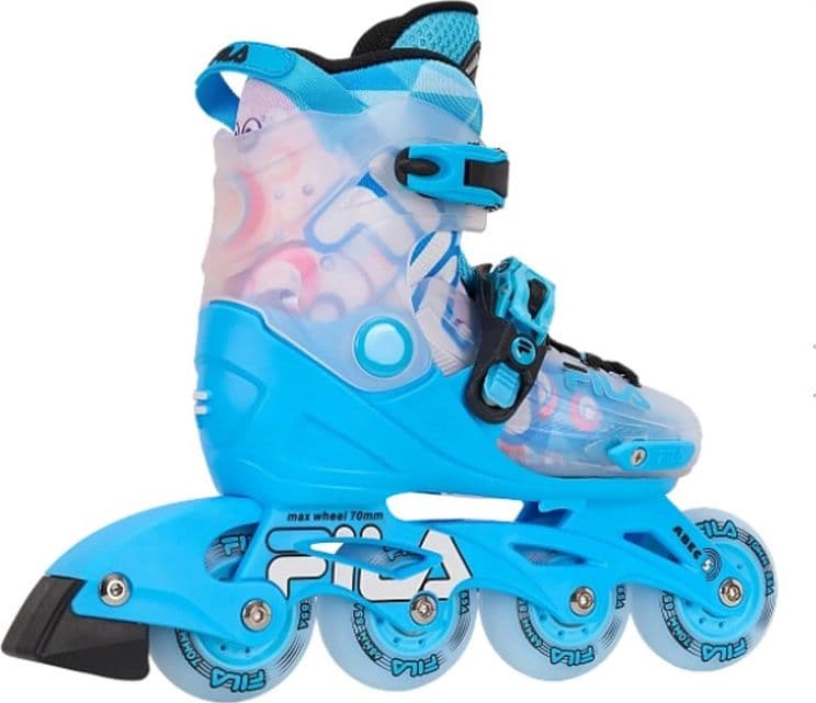 Pattini Inline Bambino FILA S-One Regolabili – Stabili e Maneggevoli ABEC 5  LIGHTBLUE - 2