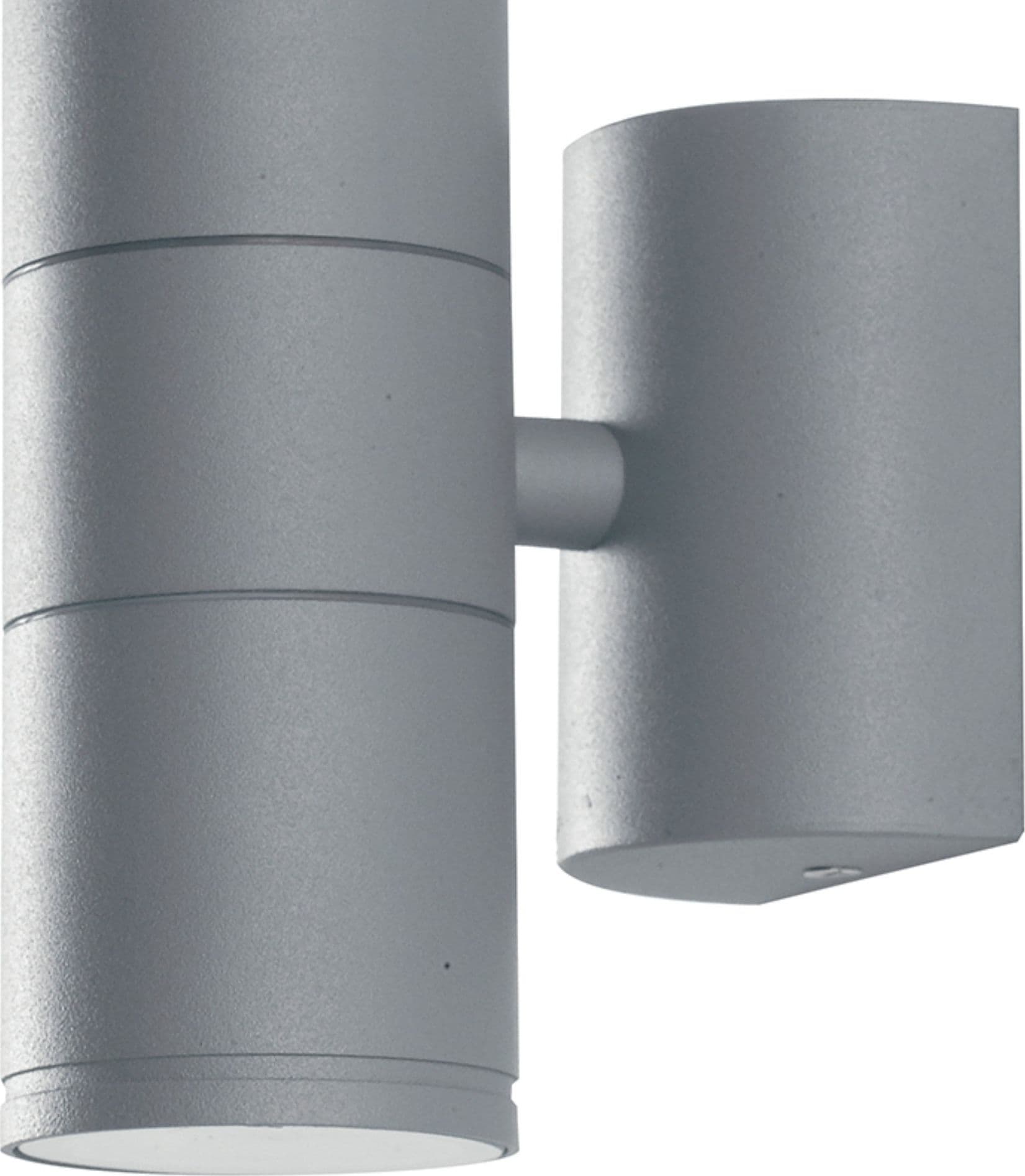 Applique da parete per esterno 2x35W GU10 a doppia emissione argento Gazza - 3