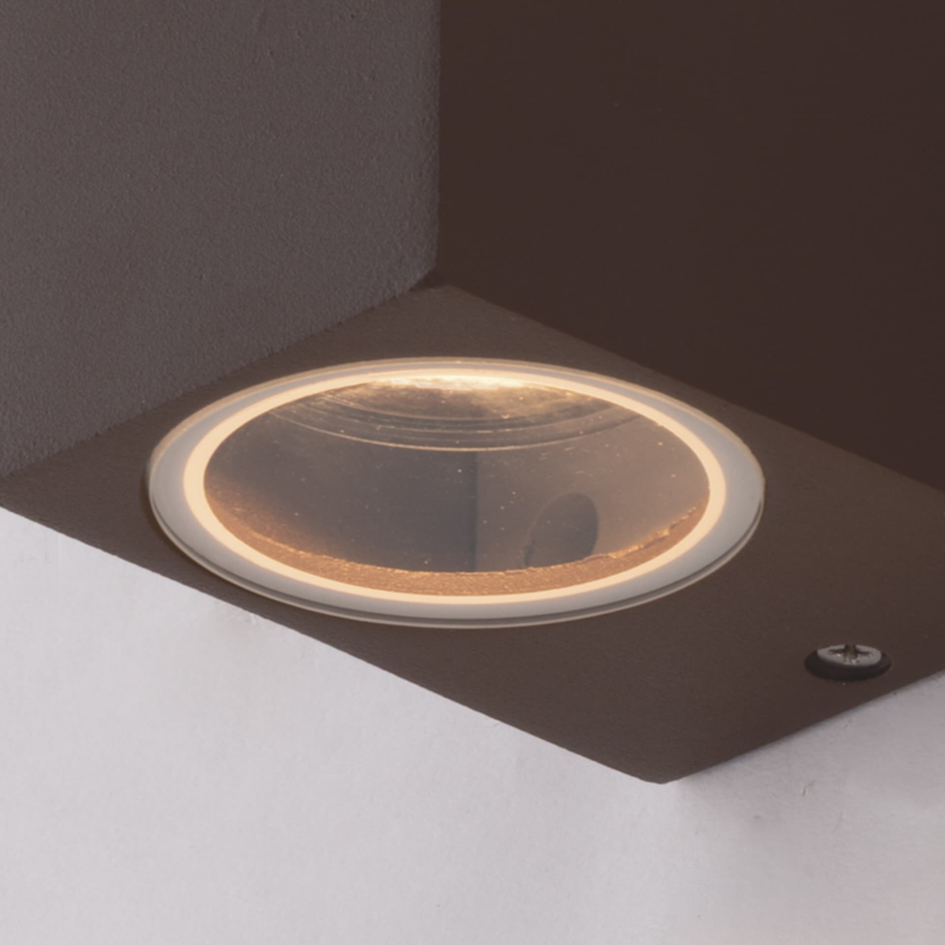 Applique da parete per esterno 35W GU10 corten Cubby - 3