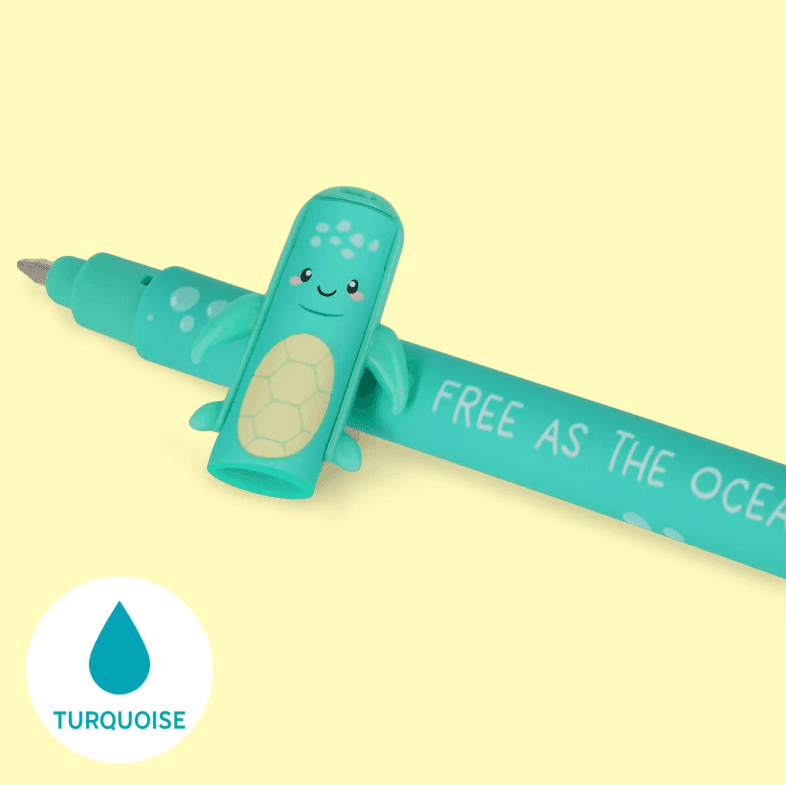 Legami, Set di 3 Penne Gel Cancellabili Under the Sea con Sea Turtle, Clownfish e Seahorse - 2