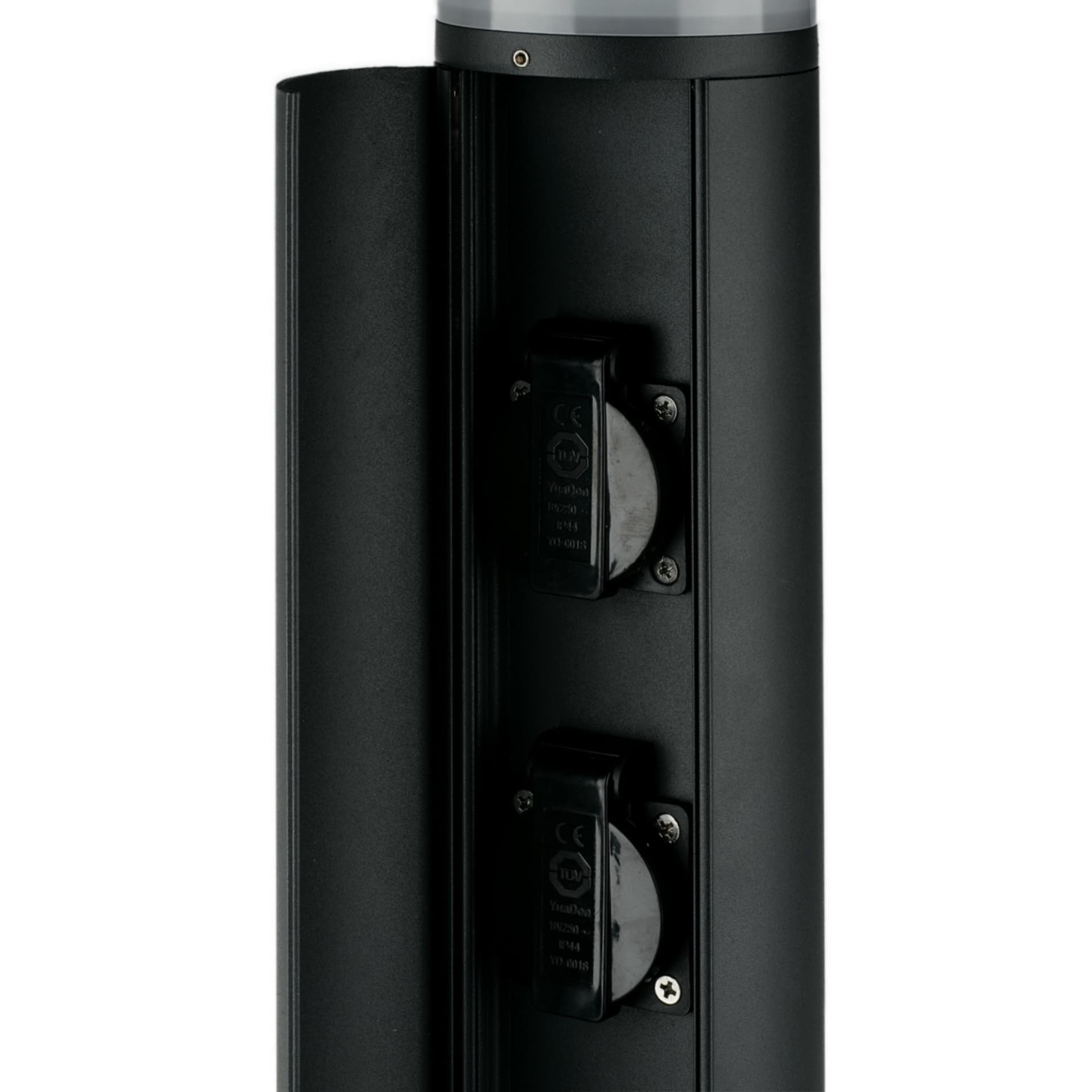 Palo luce per esterno 13W a led con prese schuko antracite Explorer - 3