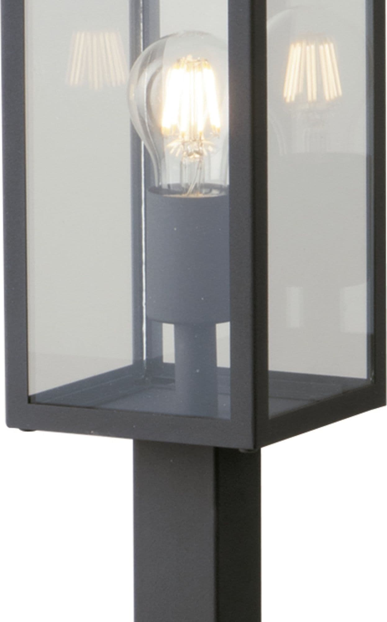 Paletto luce da esterno 60W E27 antracite Gastly - 3