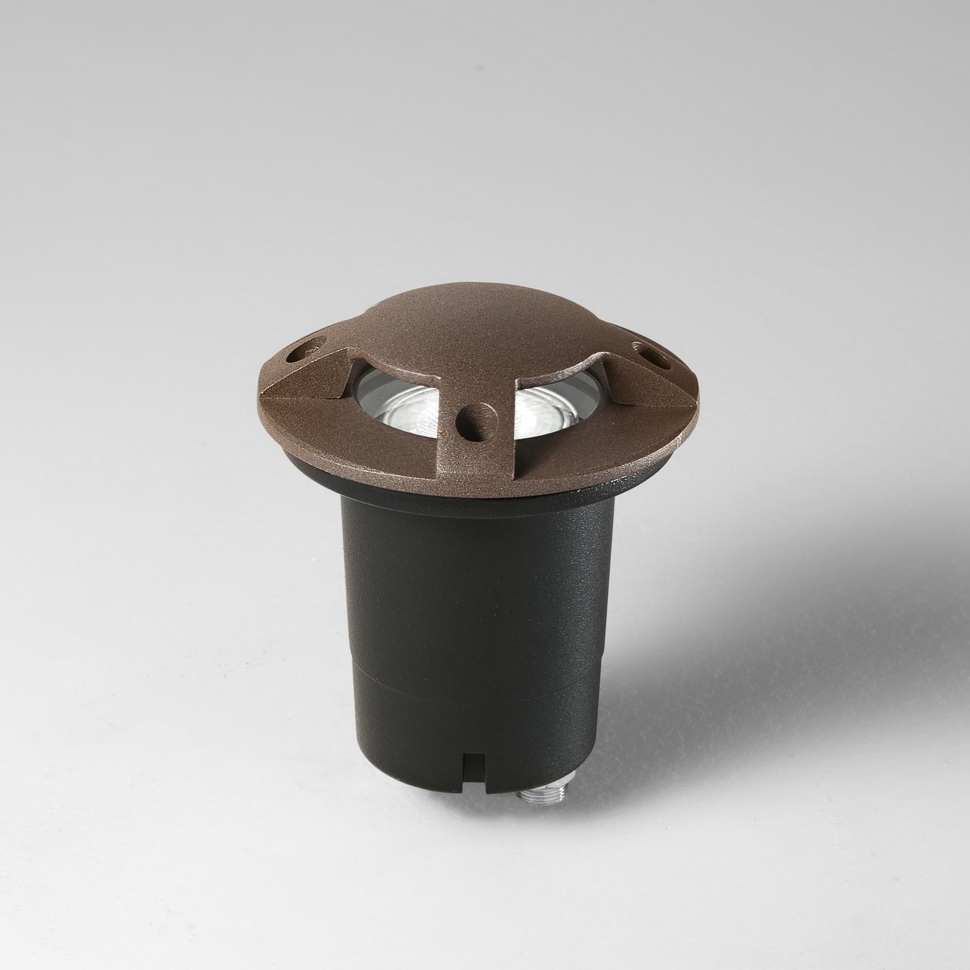 Faretto Segnapassi A incasso 35W GU10 Acciaio Bronzo o Antracite - 5
