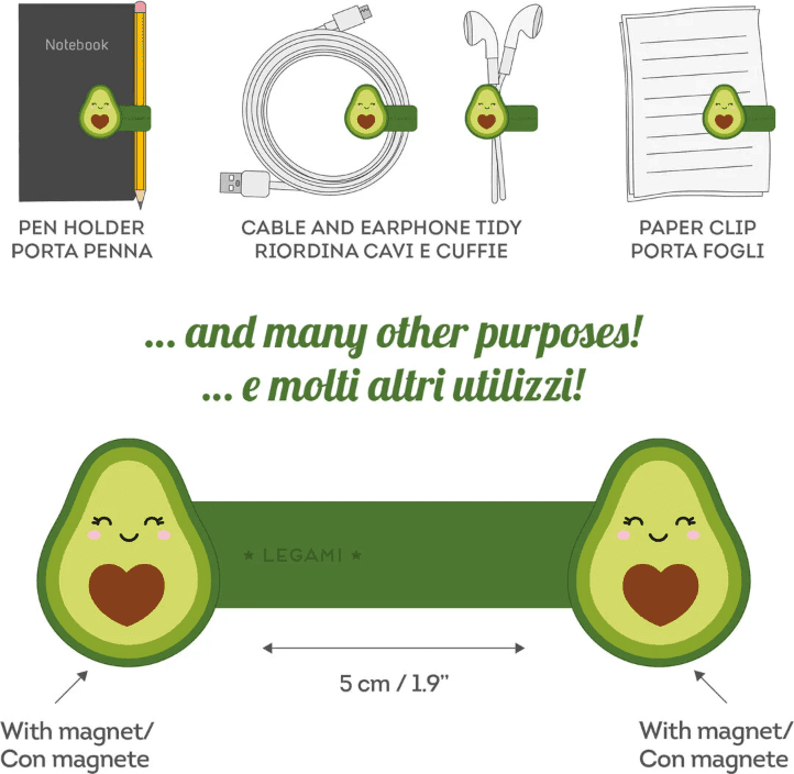 Legami, Clip magnetica, Avocado - 2