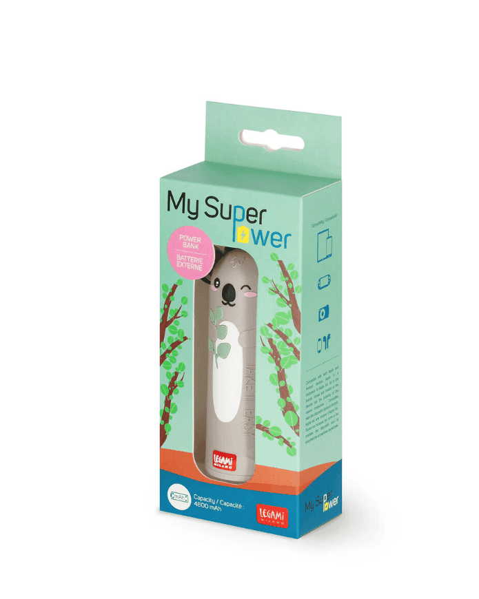 Caricabatteria Portatile - My Super Power a tema Koala - 4