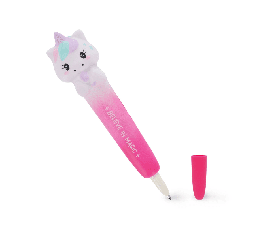 Legami - Penna Gel Antistress - Squeezies - Unicorn con inchiostro nero(SQP0001) - 2