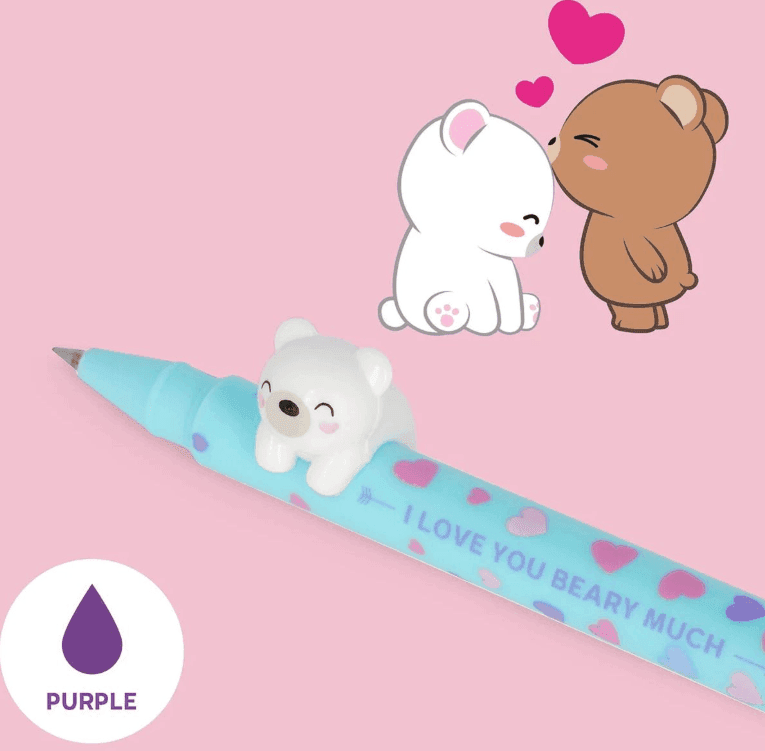 Legami - Set di 2 Penne Gel - Beary in Love Limited Edition (CPPSET1) - 4