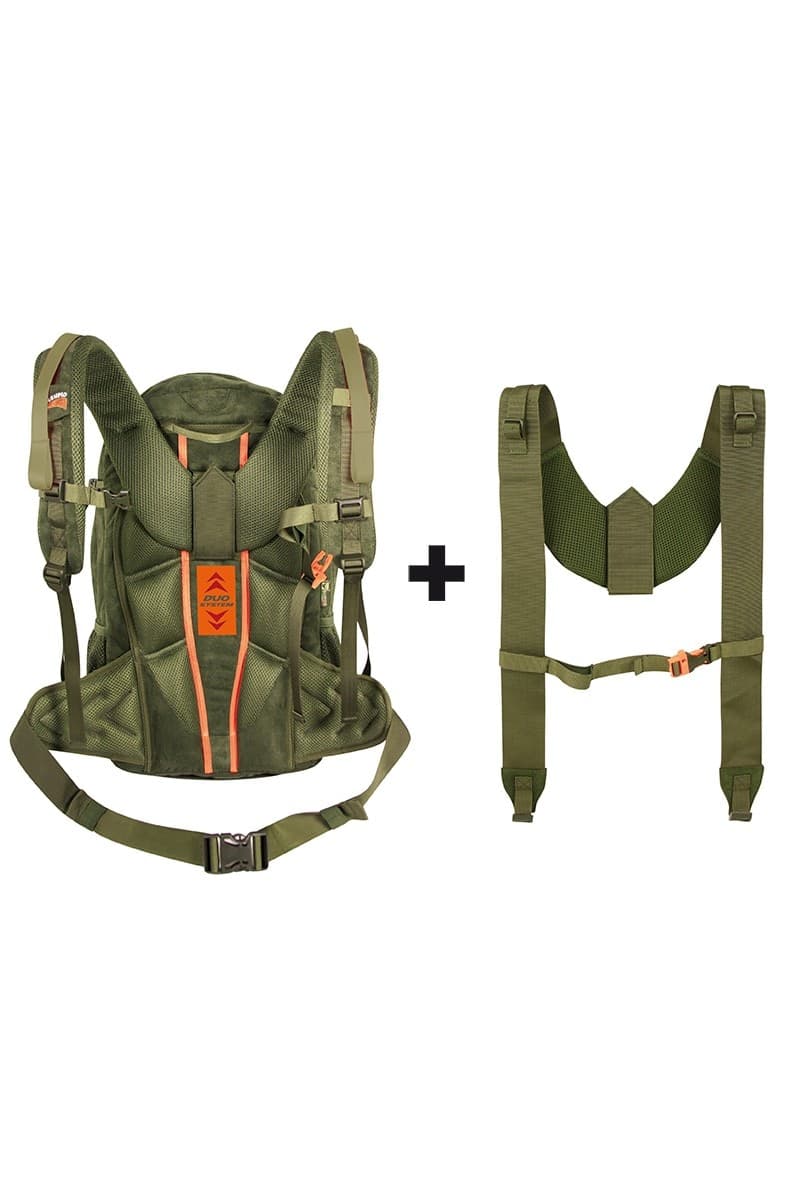 Marsupio zaino da Caccia Suede PF PRO, Verde, 28 Litri - 7