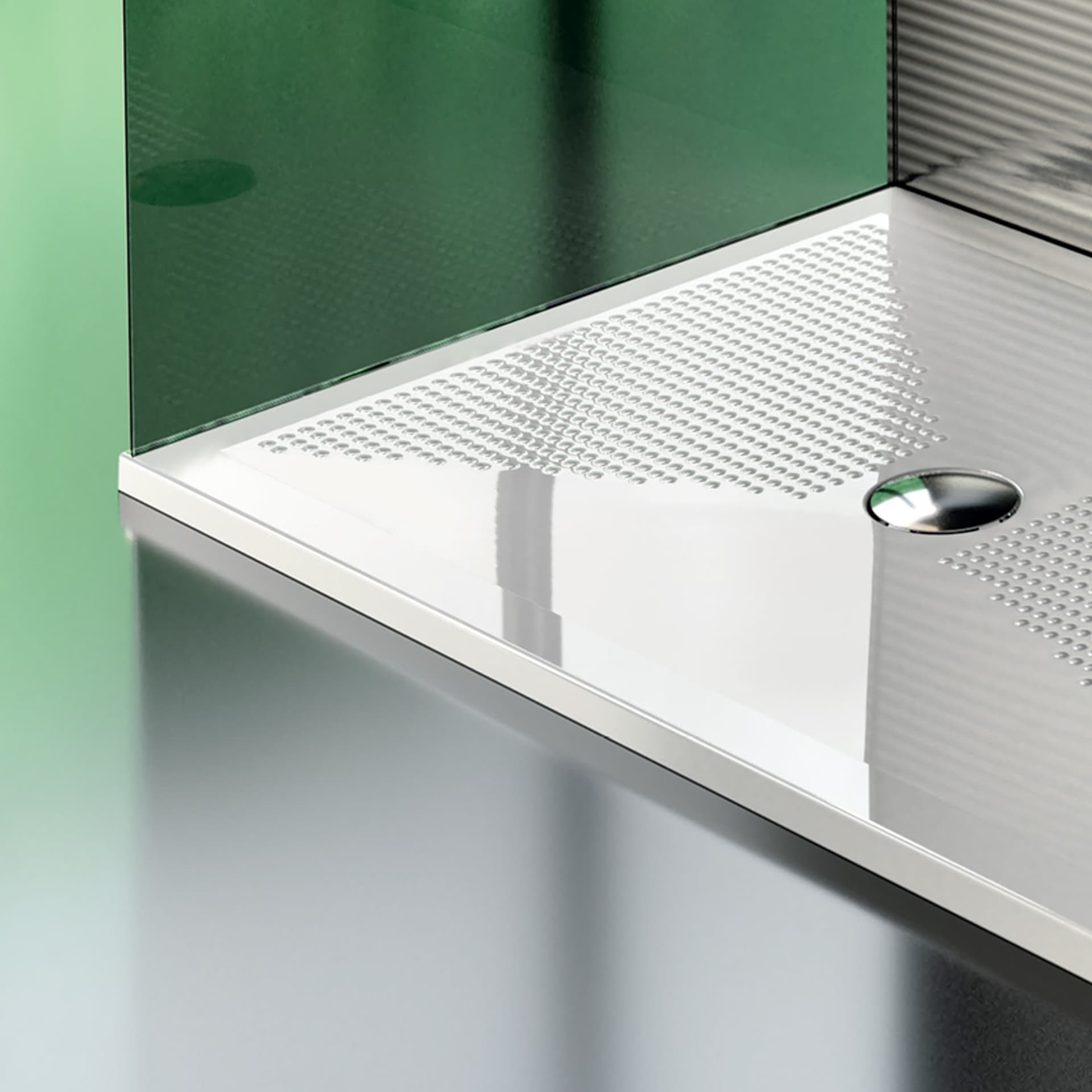Piatto Doccia in ceramica Althea UP H3 Cm - 2