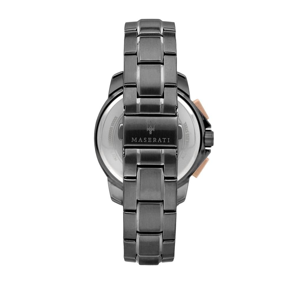 Maserati Successo – Orologio Uomo Solar Acciaio Gun Cronografo (R8873645001) - 5