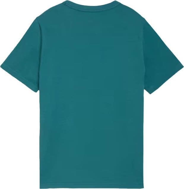 Puma T-Shirt Bambino Classics Grafica in Cotone Manica Corta Casual Regular Fit Verde - 2