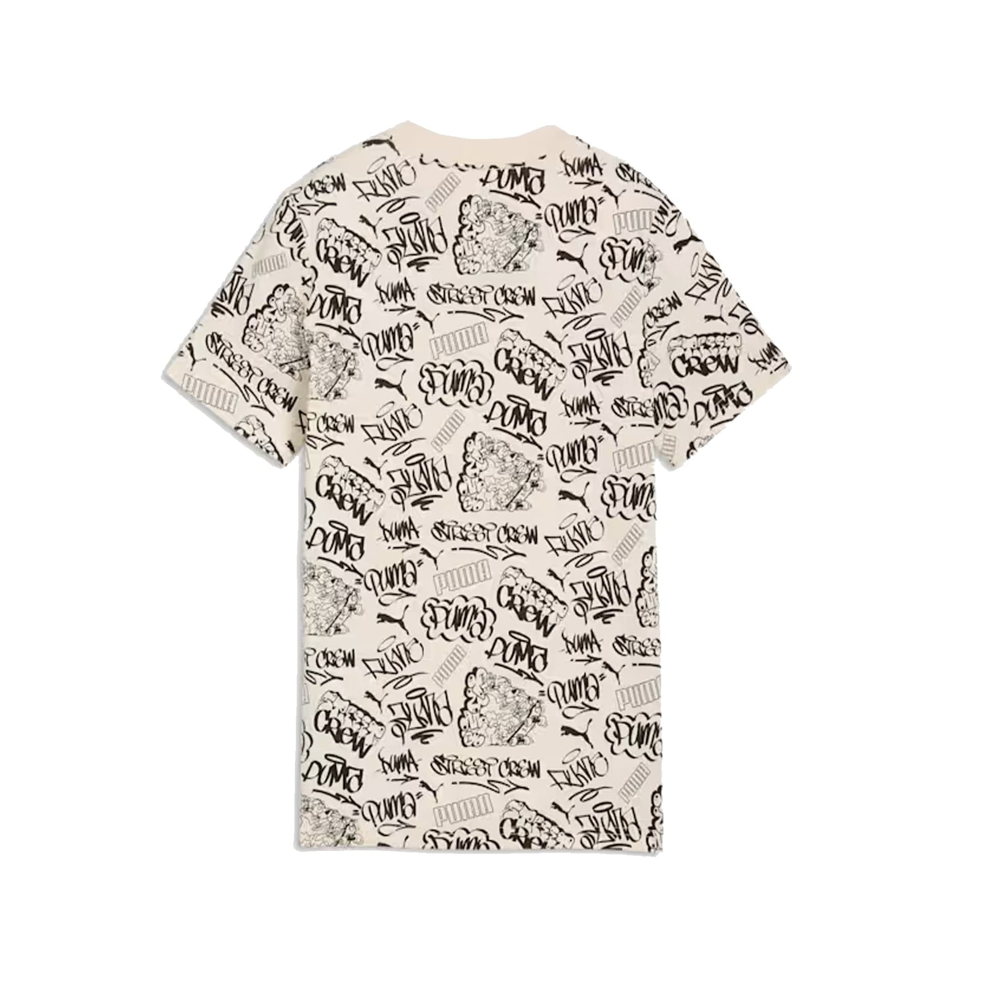 Puma MID 90s T-Shirt Casual Stampata Ragazzo Beige - 2