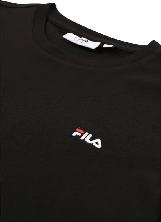FILA Trivero T-Shirt Donna FAW1205  Maglia Slim Fit in Cotone Elasticizzato Nero - 3