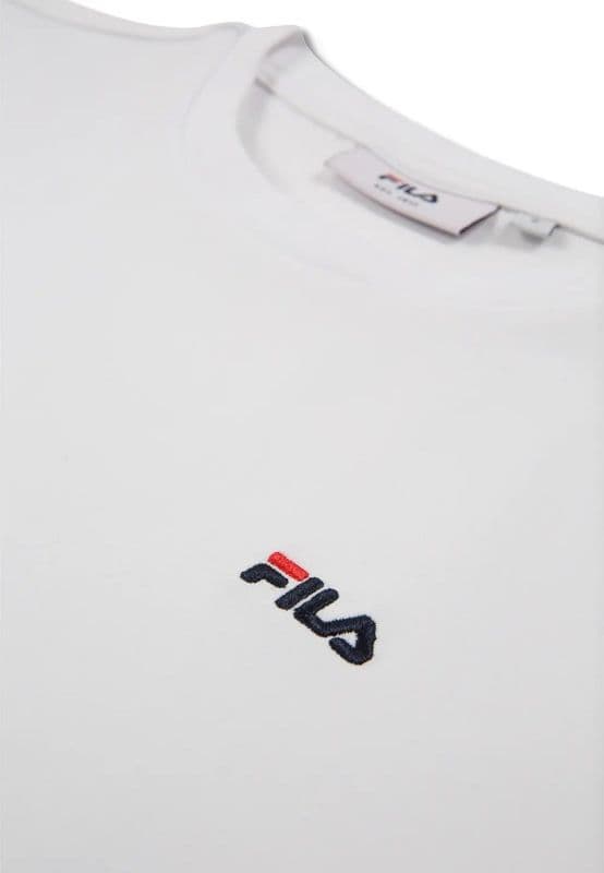 FILA Trivero T-Shirt Donna FAW1205  Maglia Slim Fit in Cotone Elasticizzato Bianco - 2