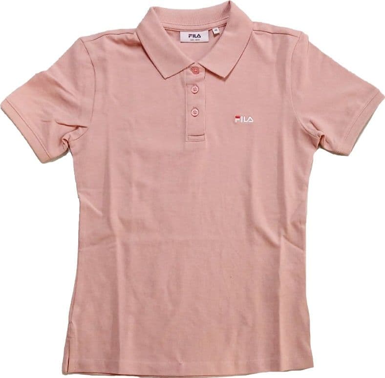 Polo Donna Fila Ponderano, Maglia Polo Sportiva,  Vestibilità Femminile, Mellow Rose