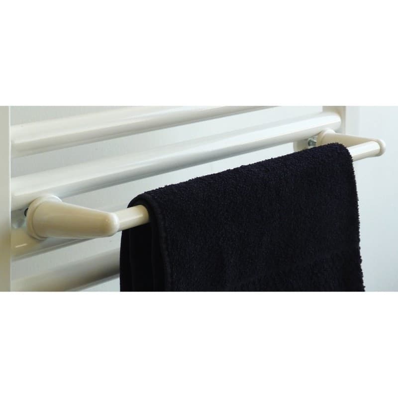 Pika Shop  2 pz Portasalviette per Termoarredo Modello Aga Bianco 50 cm - 2