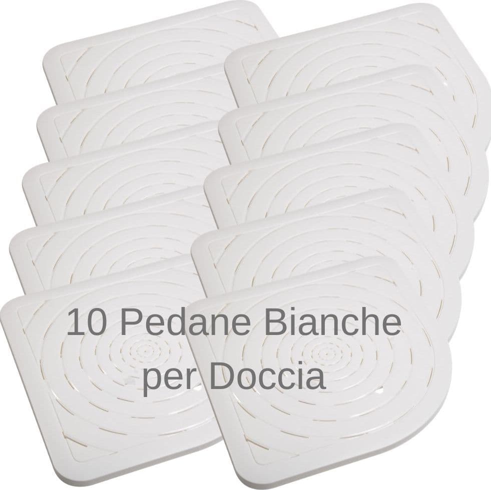 Pedana Antiscivolo per Doccia Quadrata in Resina Bianca Pezzi 10 - 3