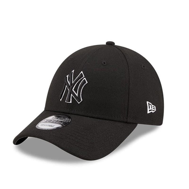 New Era Cappellino 9FORTY Pop Outline New York Yankees MLB Nero Regolabile - 2