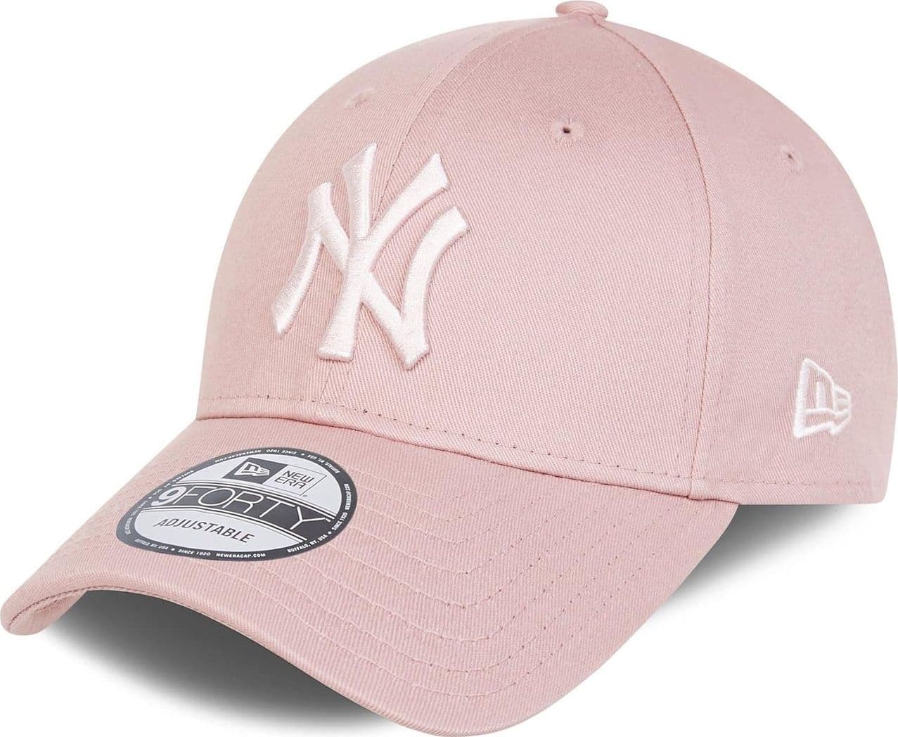 NEW ERA Cappello Donna New York Yankees Rosa Visiera Curva Regolabile Originale