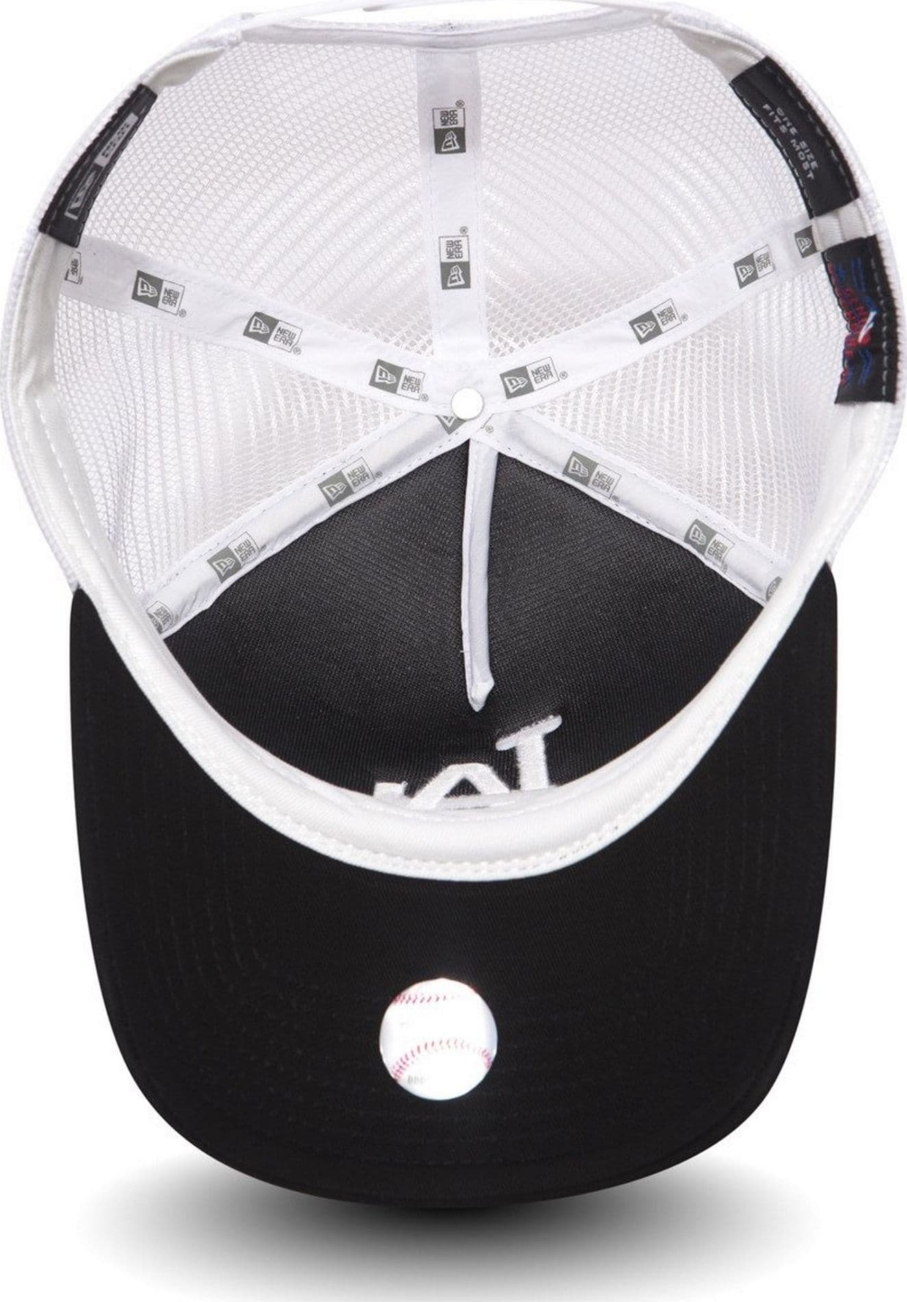 NEW ERA Cappello rete Los Angeles Dodgers Nero MLB Clean Cap Regolabile - 3