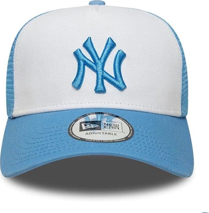 NEW ERA Cappello rete Unisex New York Yankees Azzurro Visiera Curva Regolabile - 2