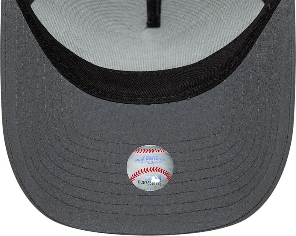 NEW ERA Cappello 9FORTY A-Frame Trucker NY Yankees Steel Clouds Grigio Regolabile - 3
