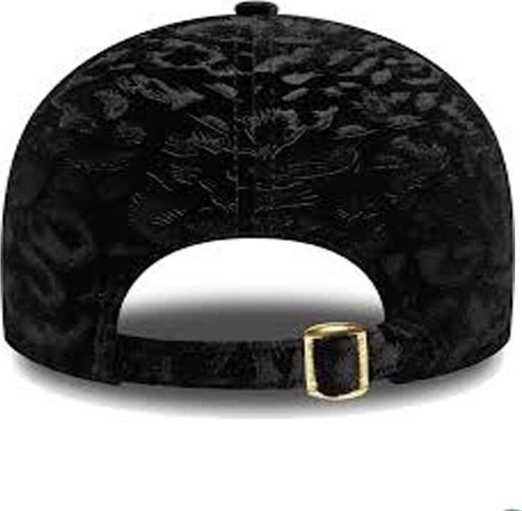 NEW ERA Cappello Donna 9FORTY NY Leopardo Velvet Nero Oro Regolabile - 2