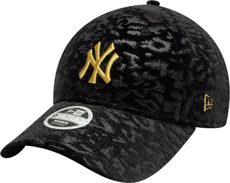 NEW ERA Cappello Donna 9FORTY NY Leopardo Velvet Nero Oro Regolabile - 3