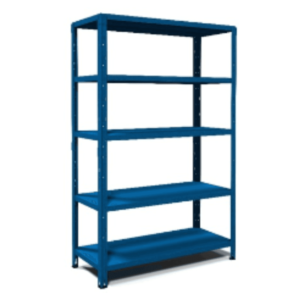 Anemos Crosser Scaffale Ad Incastro In Metallo 5 Piani Rinforzati 100x50x188 cm - 3
