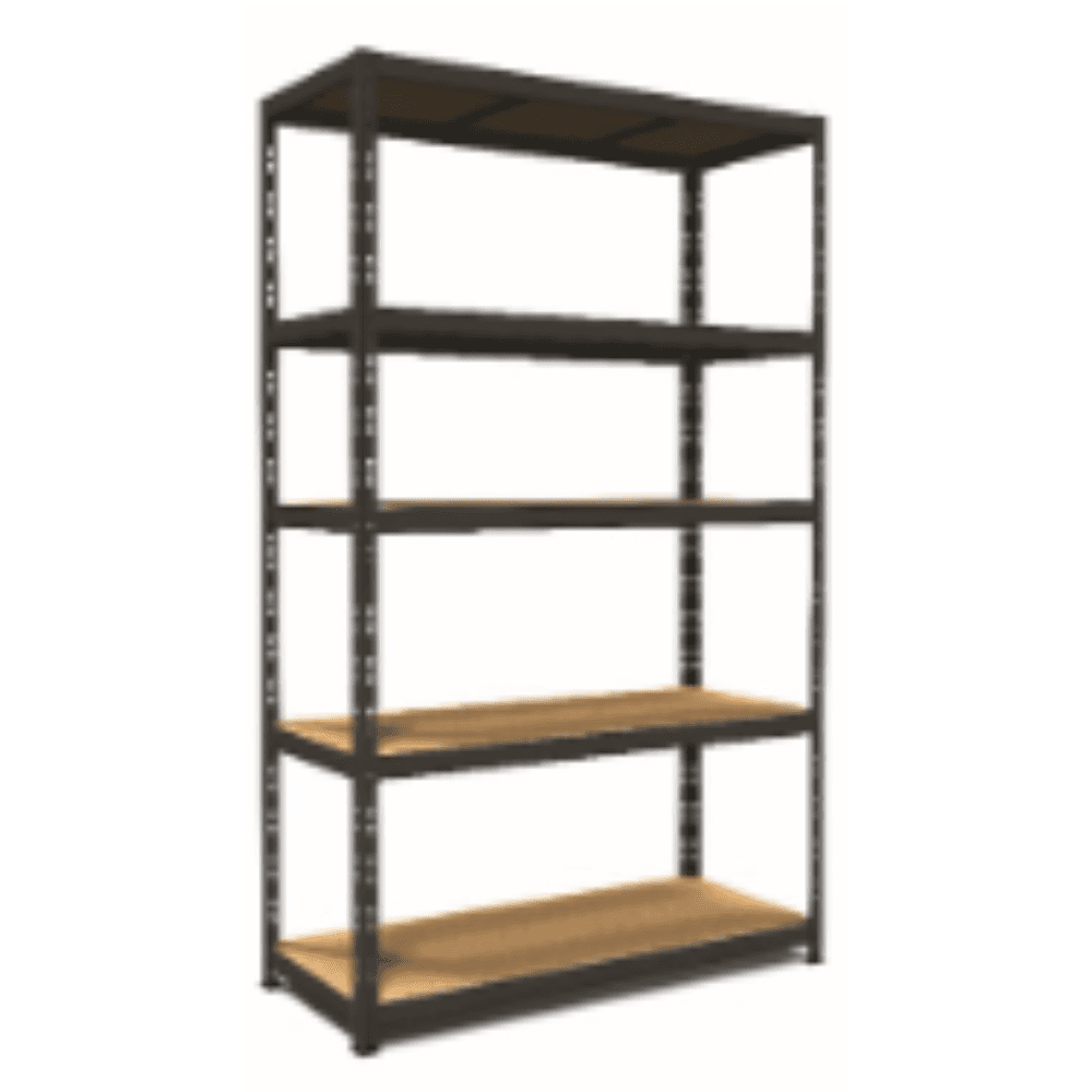 Anemos Pokerino Scaffale Incastro In Metallo 5 Piani In Truciolato 120x50x200 cm - 8