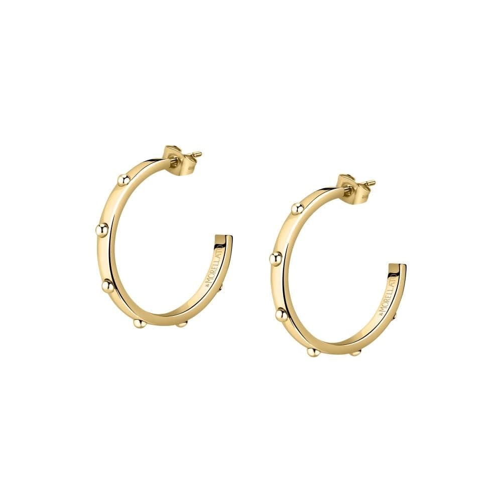 Orecchini MORELLATO donna Creole dorato / cristalli (SAUP09)