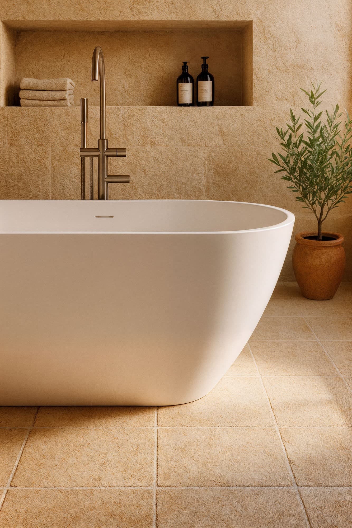 Vasca free standing Bianco opaco 160x73 MOON - 3