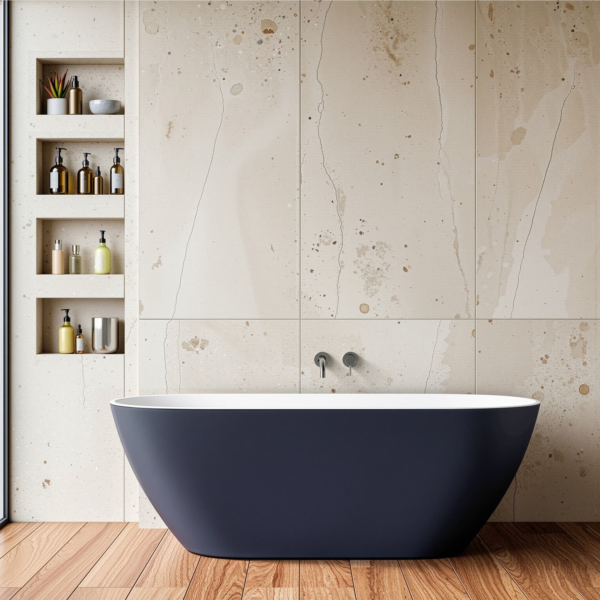 Vasca da bagno free standing Blu 160x73 BLUE MOON - 2