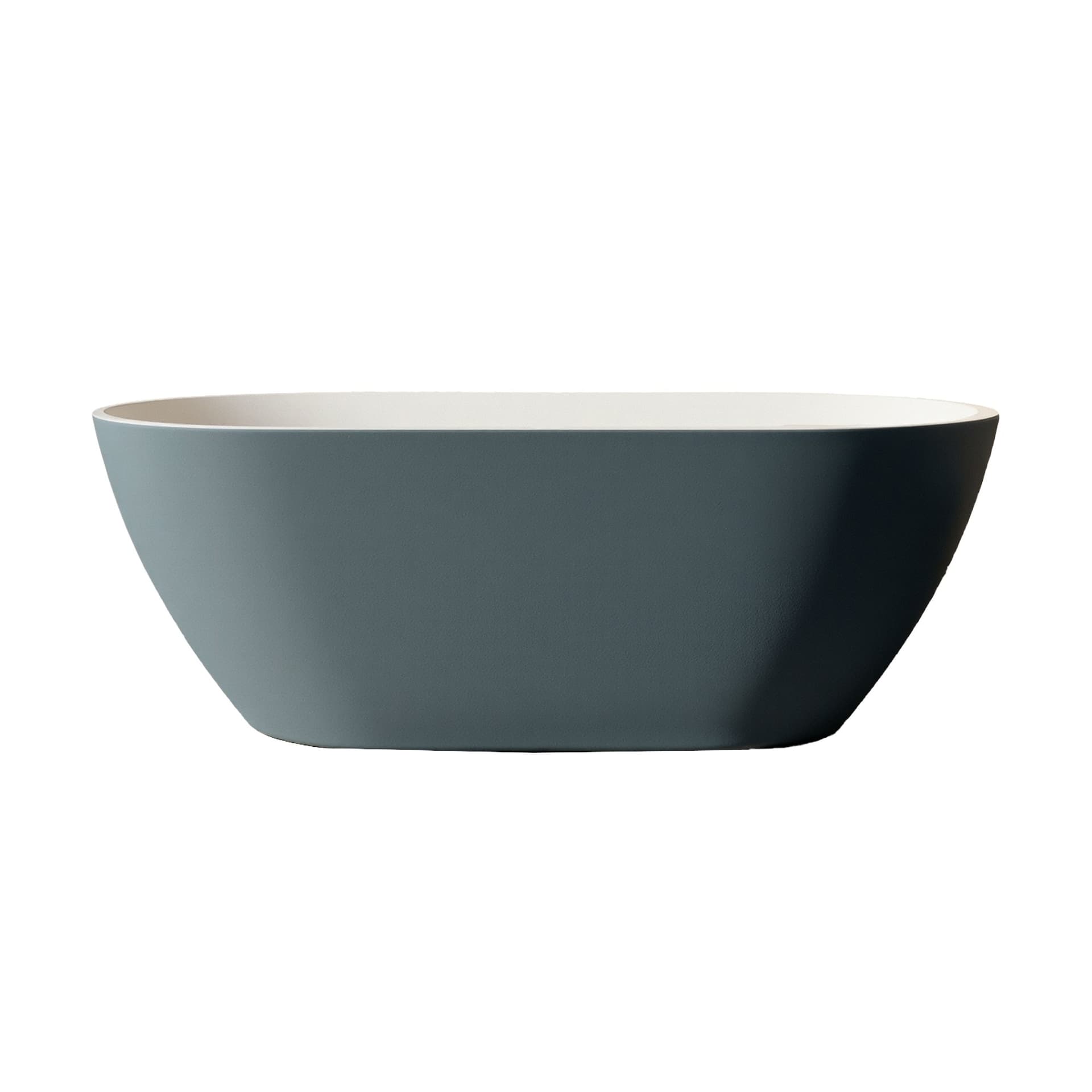 Vasca da bagno free standing Grigio Blu 160x73 GRAY MOON - 6