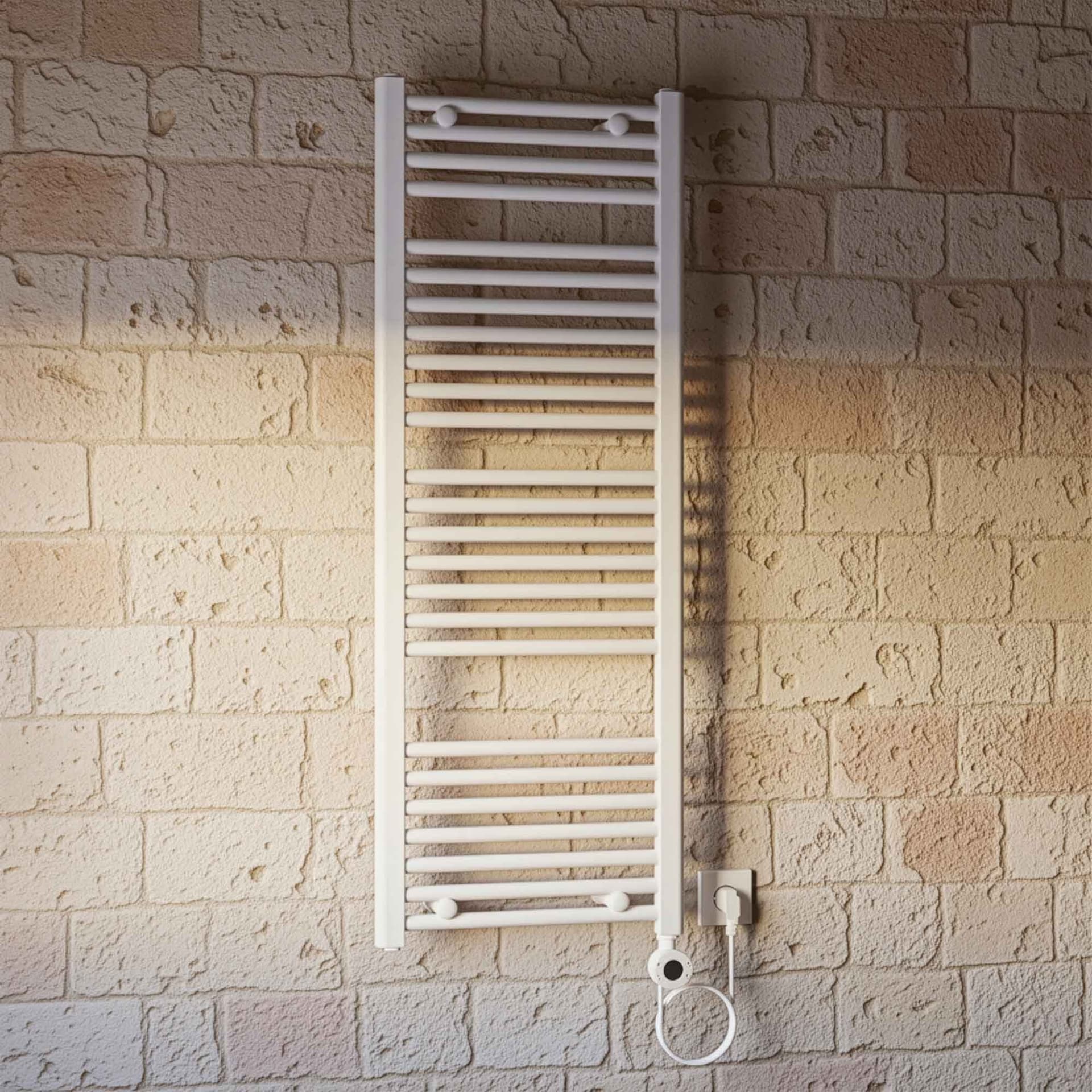 Termoarredo elettrico 1200x450 mm potenza 500W Termostato elettronico - 2