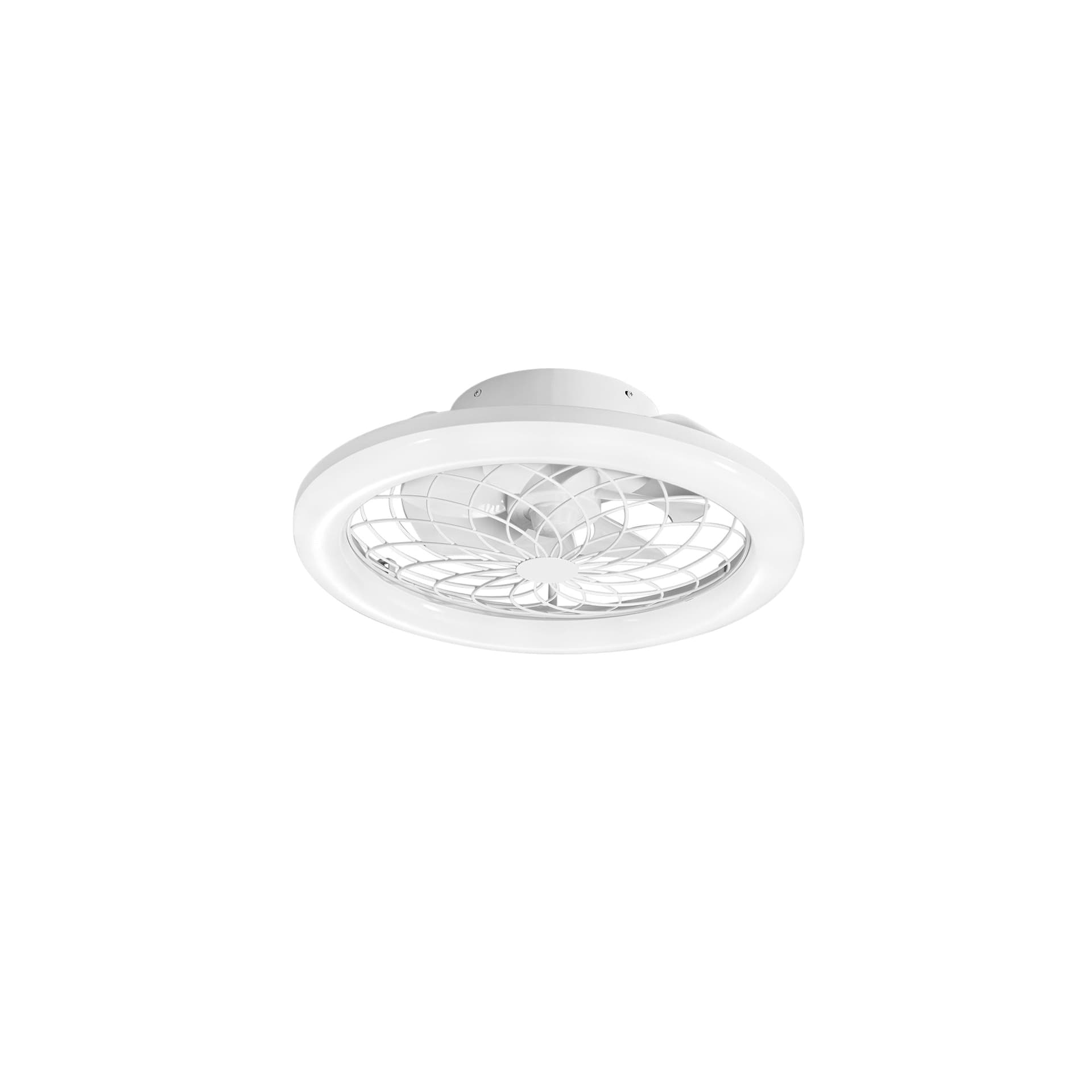Plafoniera LED 40W con Ventilatore Bianca con Telecomando - 4