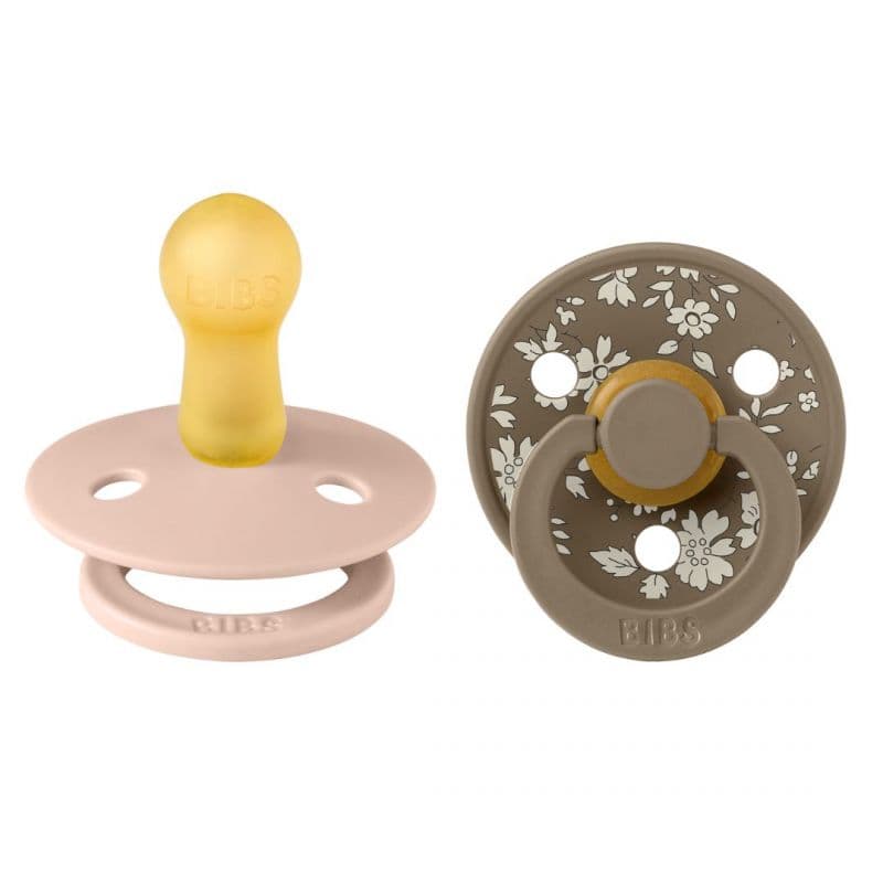 Set 2 Ciucci BIBS Colour Liberty Caucciù Ciliegia 6 mesi + – Capel Blush Mix