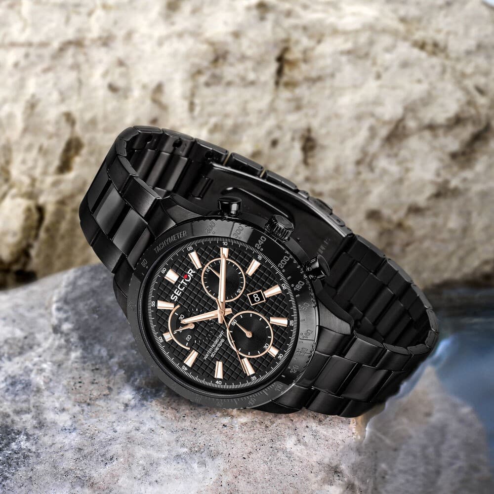 Sector 270 – Orologio Uomo Cronografo Nero Acciaio (R3273778001) - 7